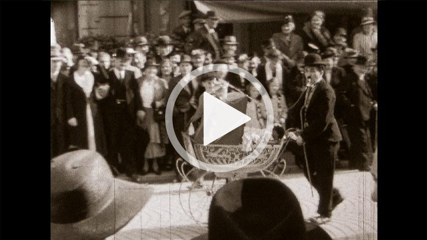 Charlie Chaplin, Svizzera, Il monello, autopromozione, parata